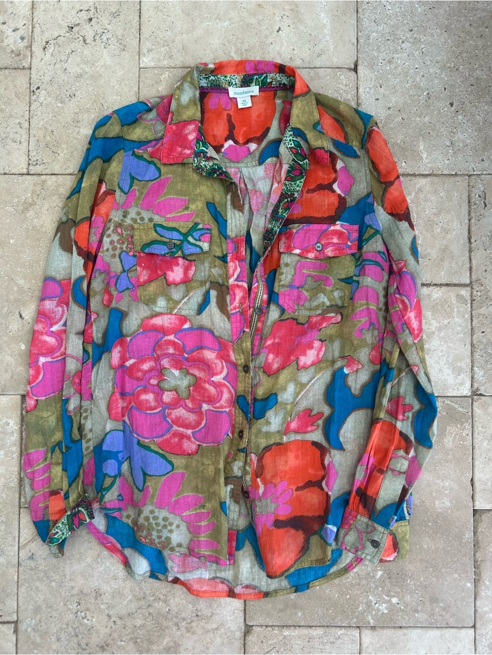 Sundance Colorful Floral Button-Up Shirt - Multicolor by Splendid